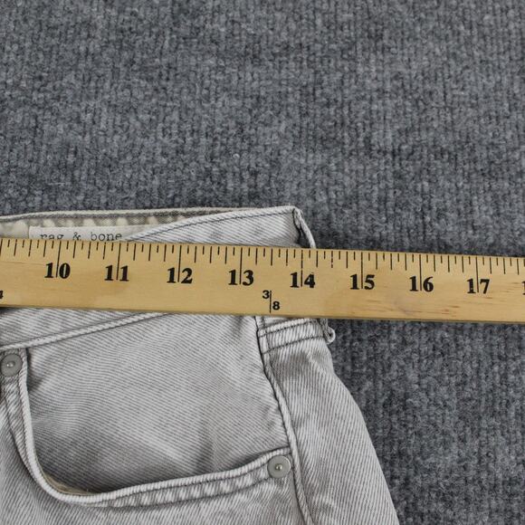 Rag Bone Jeans Womens 27 Maya High Rise Shorty Wide Leg Dust Gray Denim Casual - Picture 11 of 16